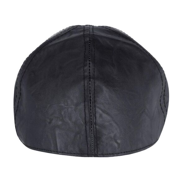 Epoch Hats Company Men's Faux Leather Duckbill Ivy Cap - Picture 3 of 4